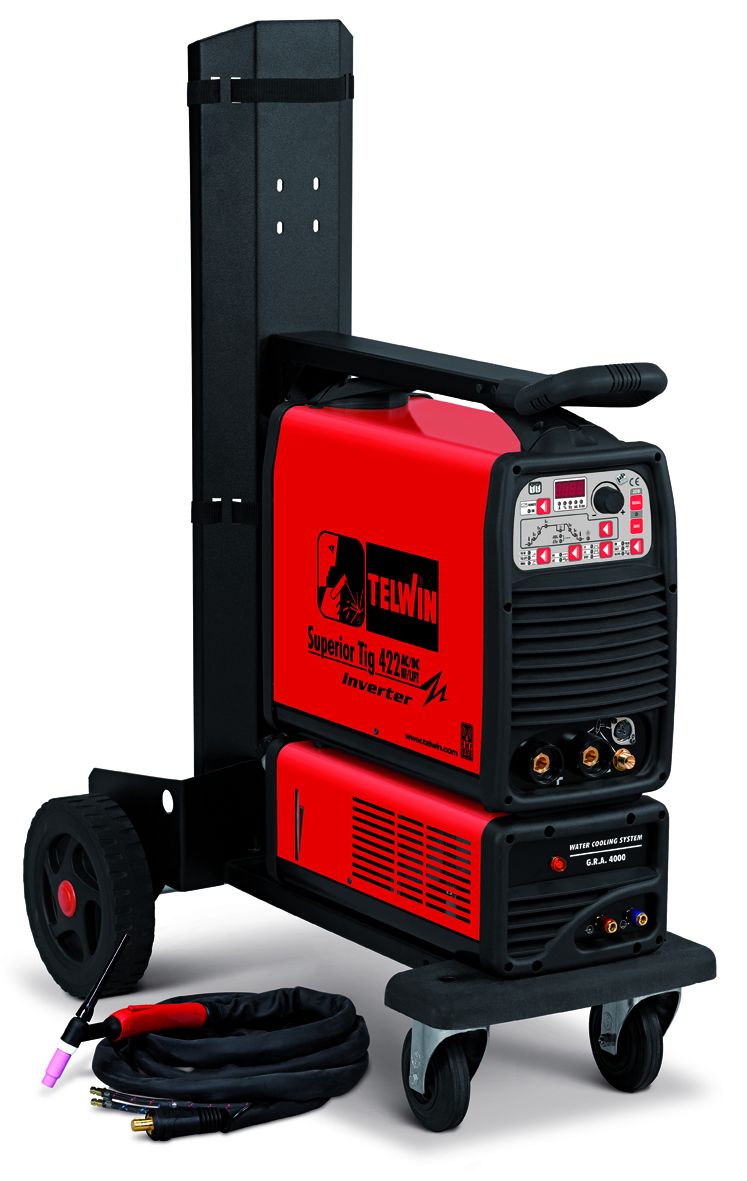 Инвертор Telwin SUPERIOR TIG 422 AC/DC HF/Lift Aqua
